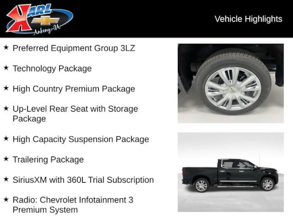 New 2026 Chevrolet Silverado 1500 High Country Truck Crew Cab