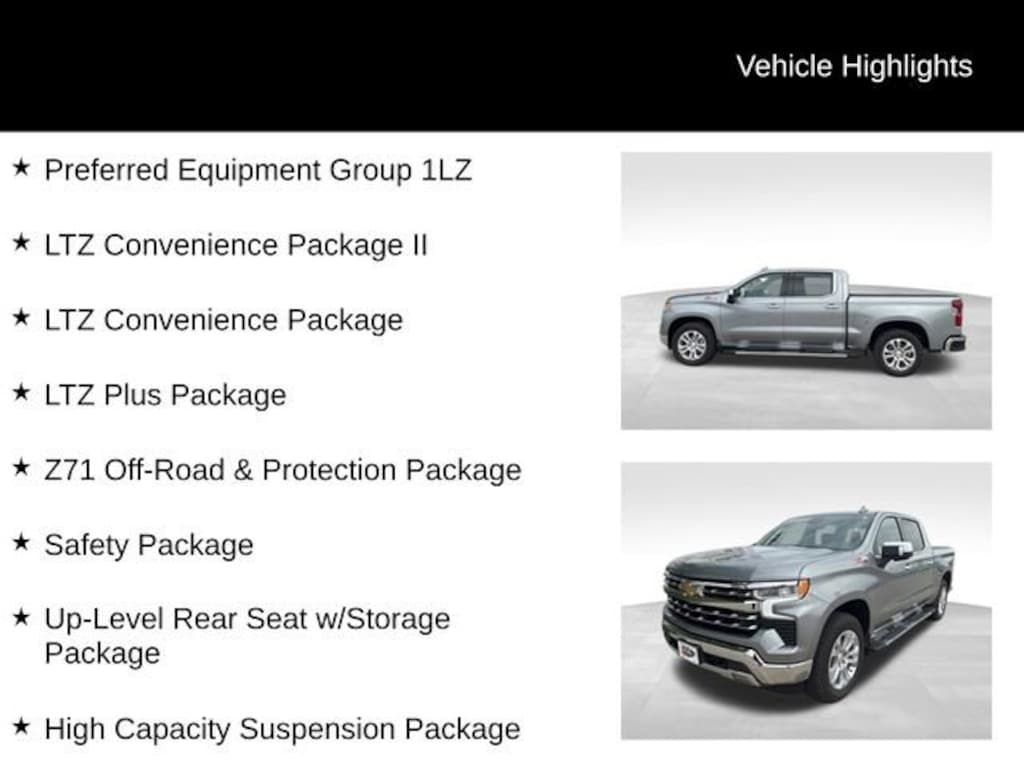 Used 2024 Chevrolet Silverado 1500 LTZ Truck