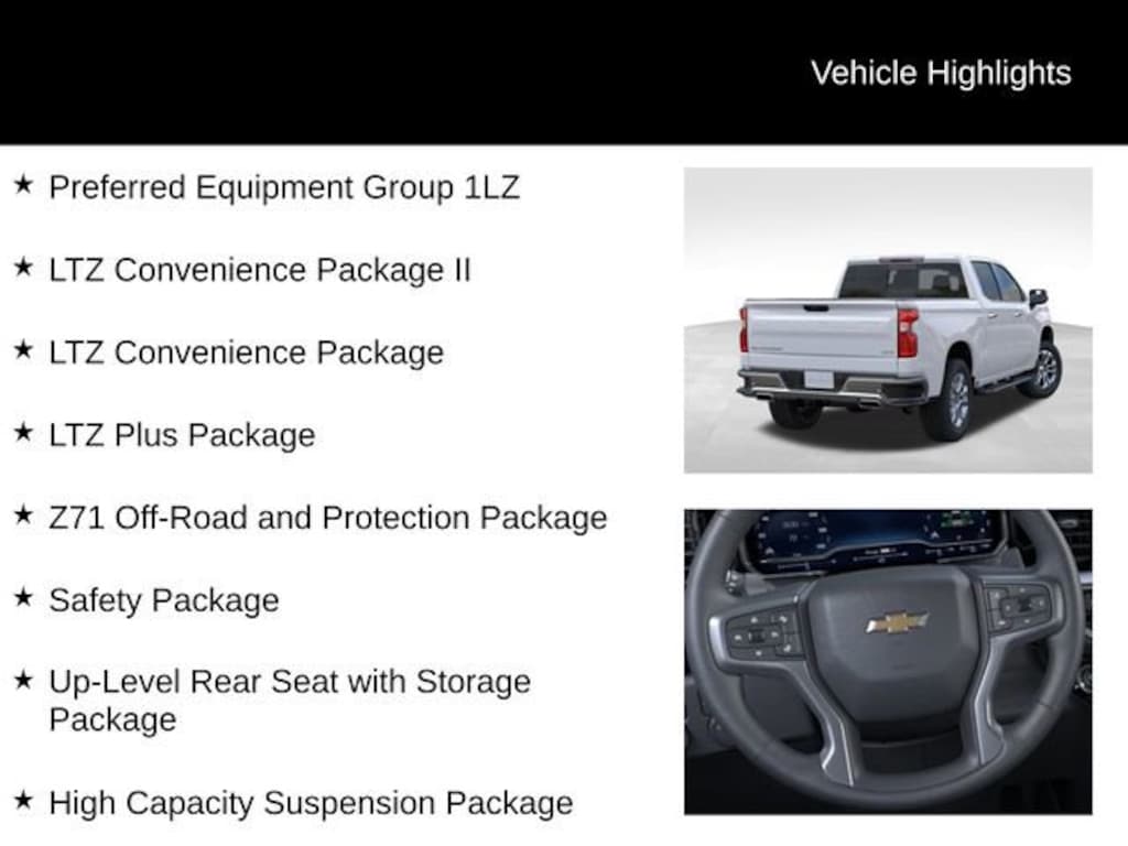 New 2026 Chevrolet Silverado 1500 LTZ Truck Crew Cab