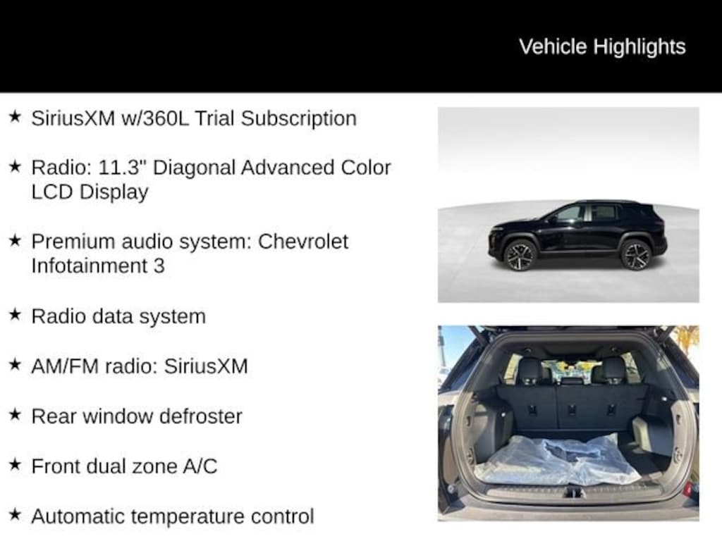 New 2026 Chevrolet Equinox RS SUV