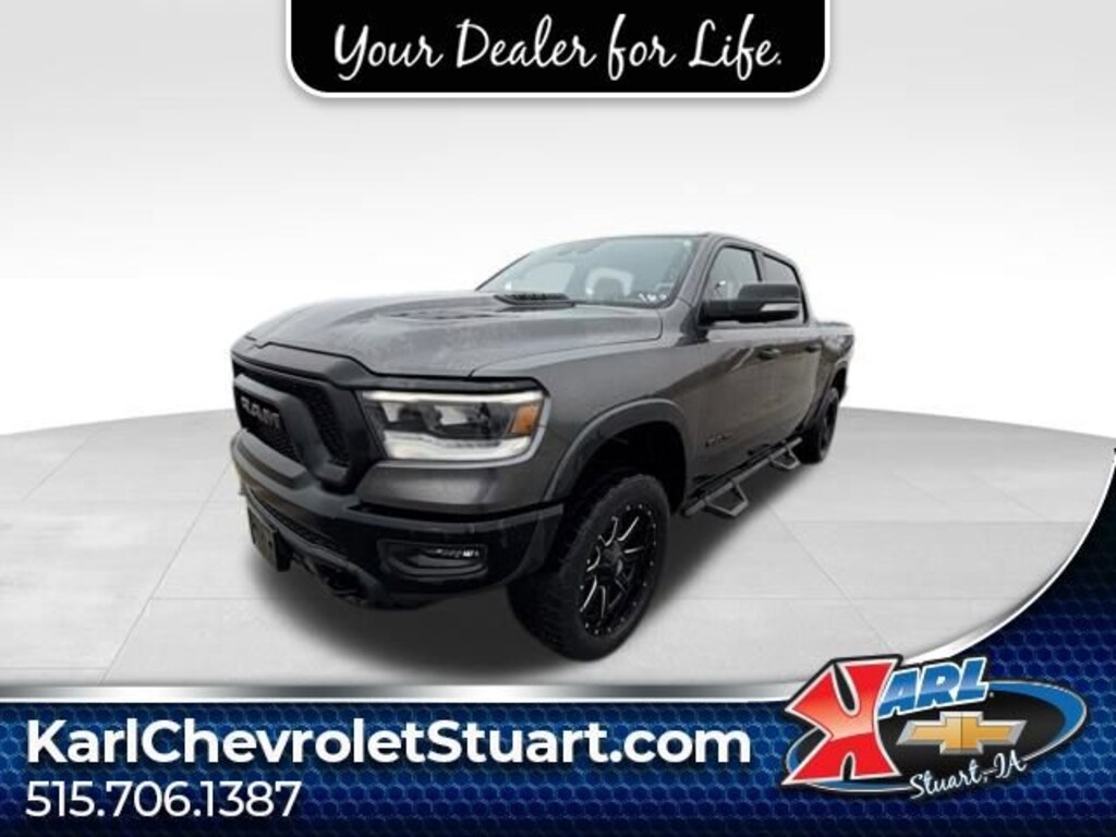Used 2021 Ram 1500 Rebel Crew Cab 4x4 57 Box Truck