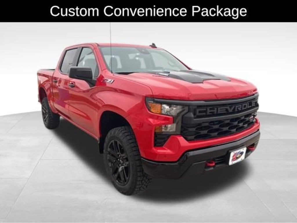 New 2026 Chevrolet Silverado 1500 Custom Trail Boss Truck Crew Cab