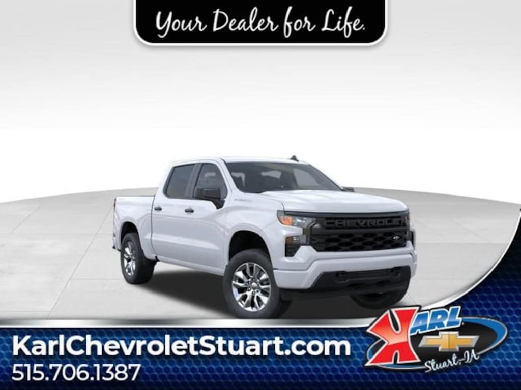 New 2026 Chevrolet Silverado 1500 Custom Truck Crew Cab