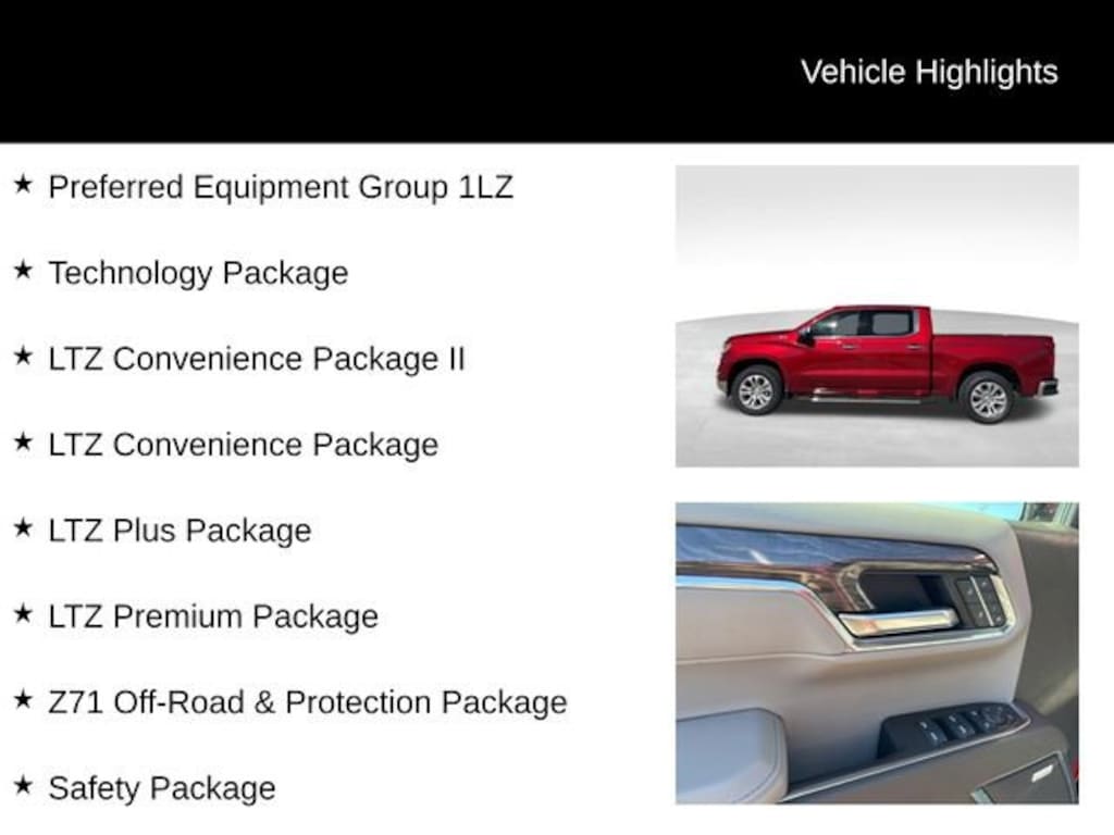 Used 2025 Chevrolet Silverado 1500 LTZ Truck