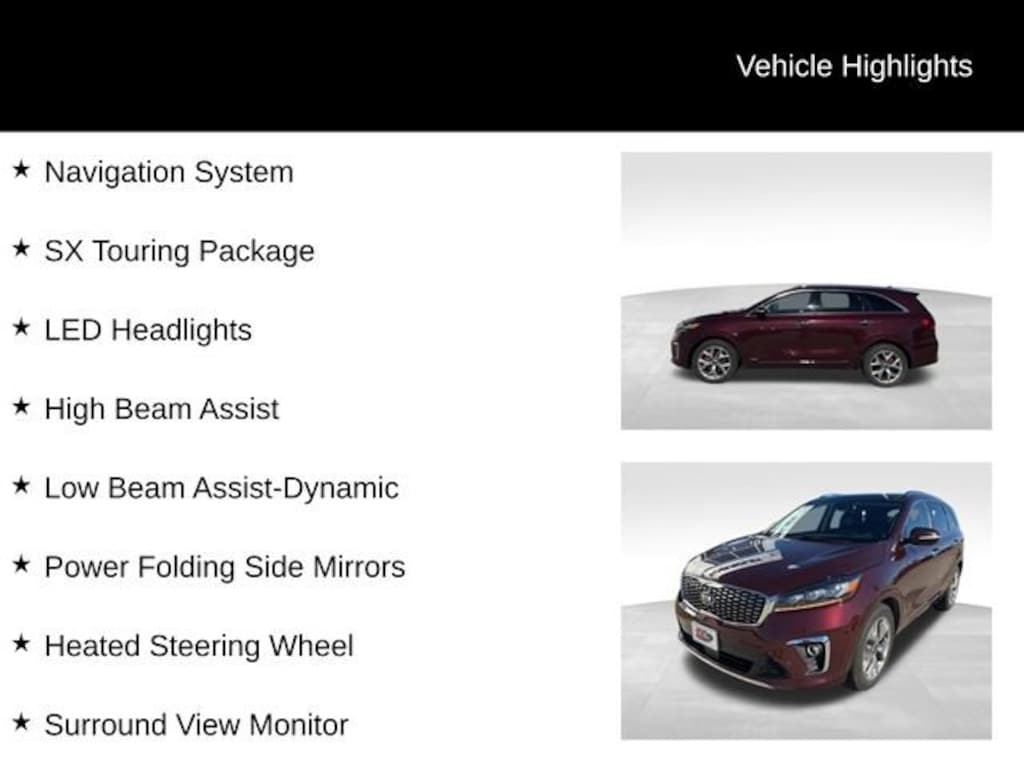 Used 2019 Kia Sorento 3.3L SX SUV