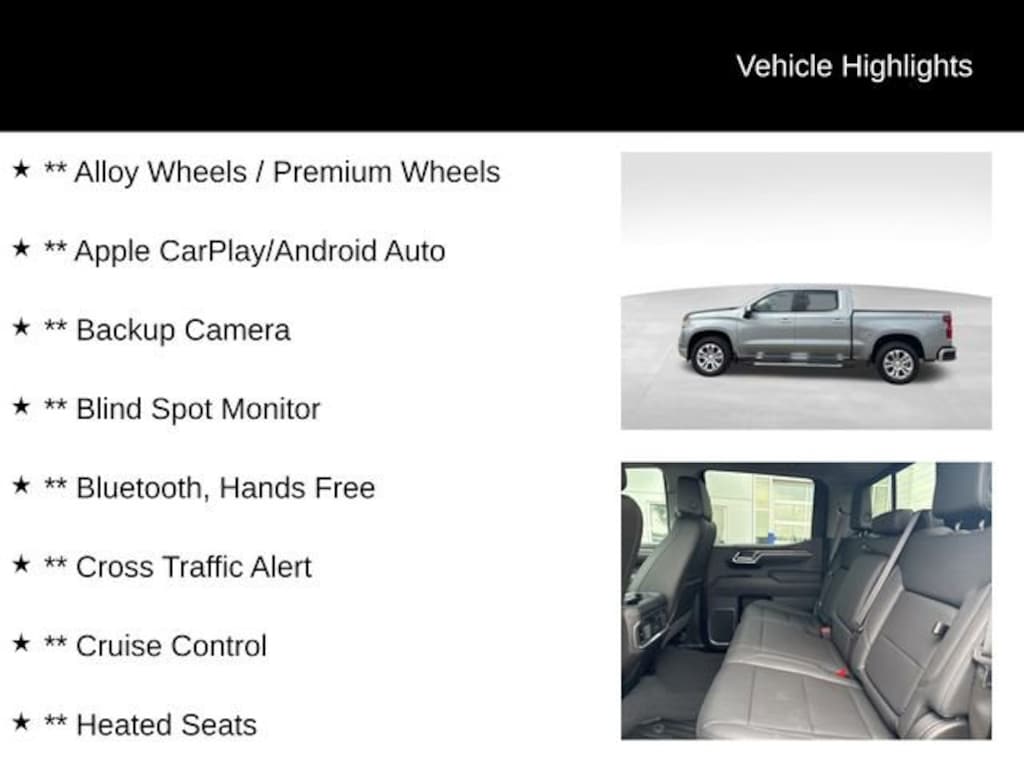 Used 2025 Chevrolet Silverado 1500 LTZ Truck