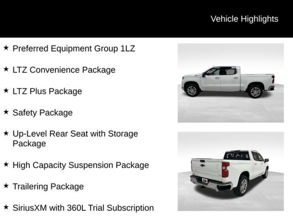 New 2026 Chevrolet Silverado 1500 LTZ Truck Crew Cab