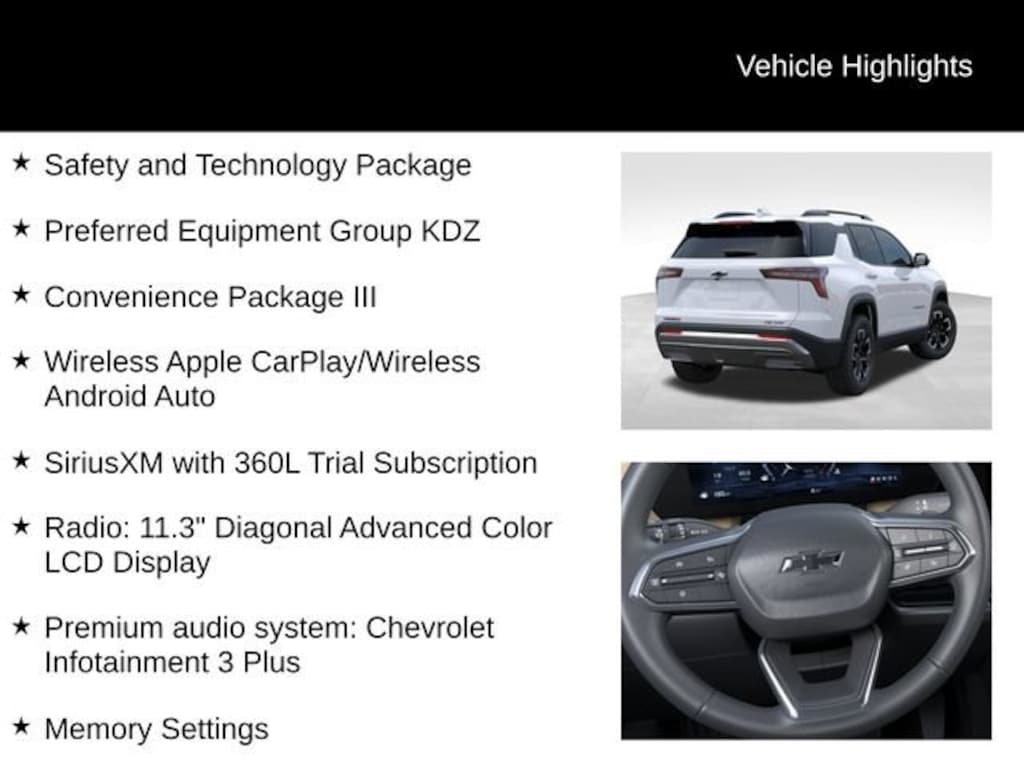 New 2027 Chevrolet Equinox AWD Activ SUV