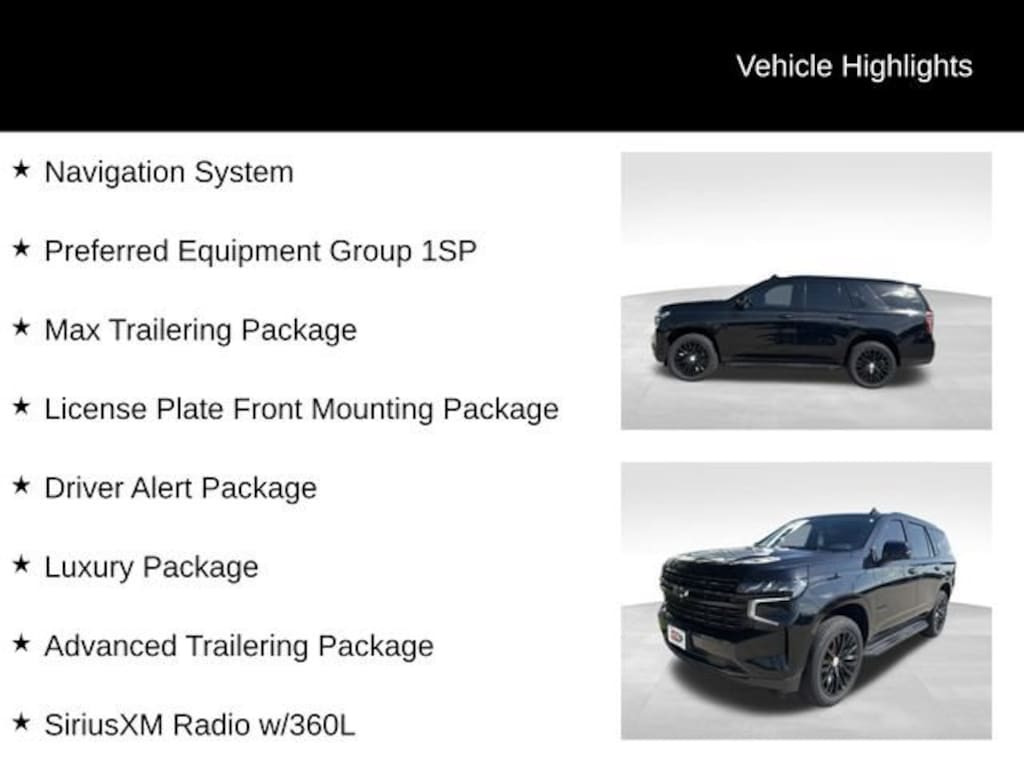 Used 2023 Chevrolet Tahoe RST SUV
