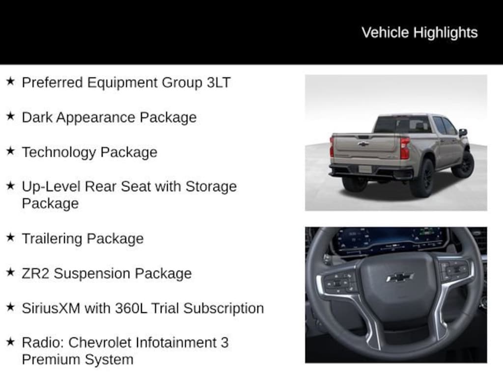 New 2026 Chevrolet Silverado 1500 ZR2 Truck Crew Cab