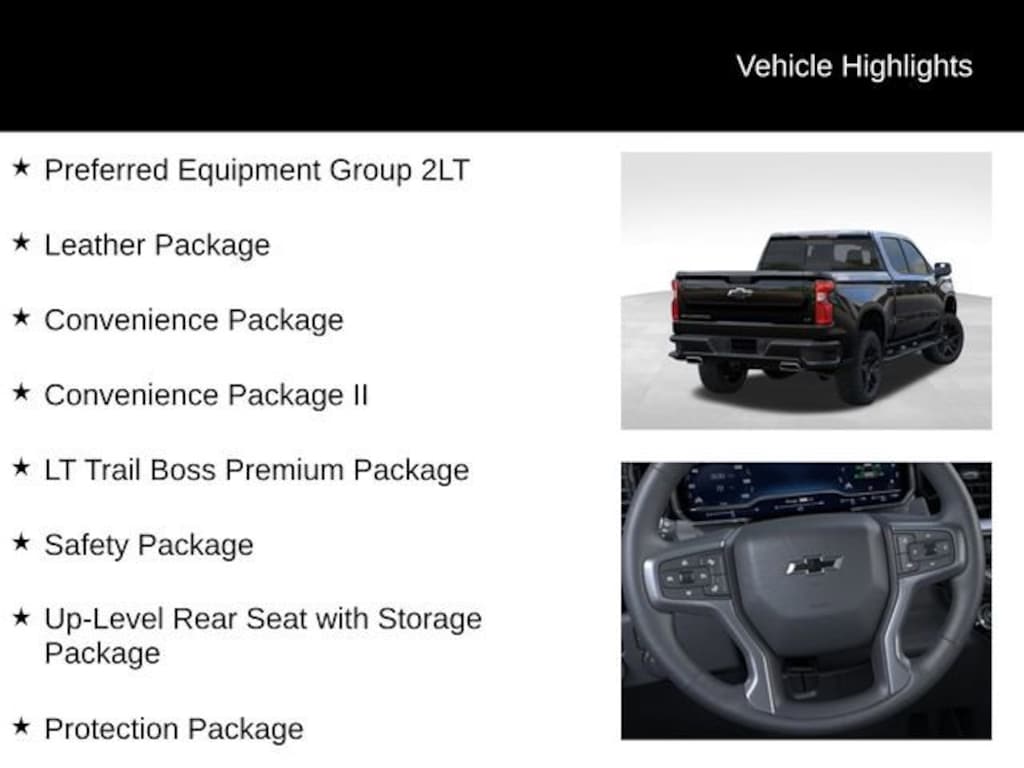 New 2026 Chevrolet Silverado 1500 LT Trail Boss Truck Crew Cab
