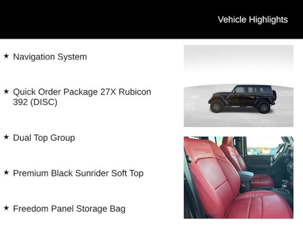 Used 2024 Jeep Wrangler 4-Door Rubicon 392 4x4 SUV