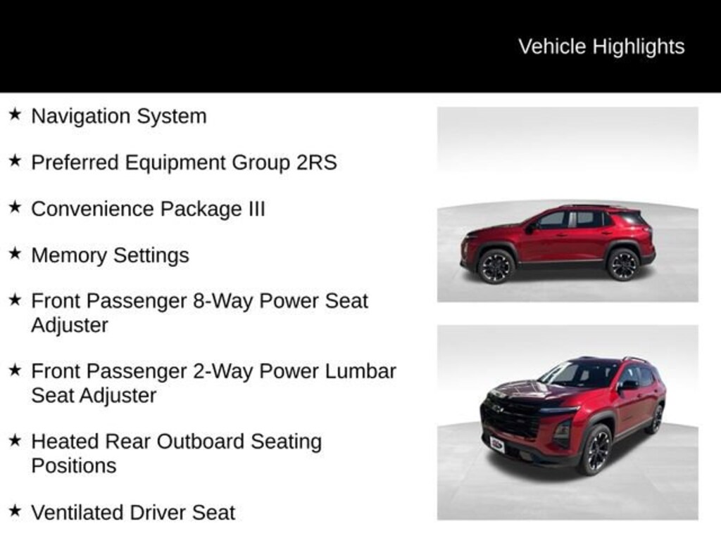 Used 2025 Chevrolet Equinox RS SUV