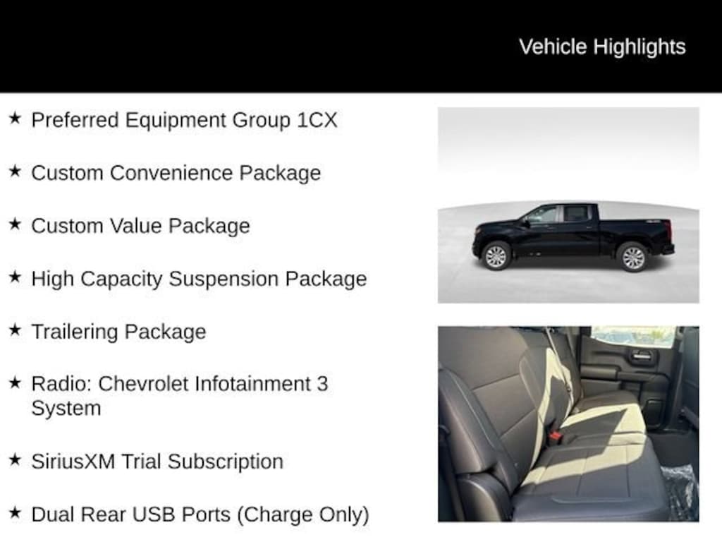 New 2026 Chevrolet Silverado 1500 Custom Truck Crew Cab