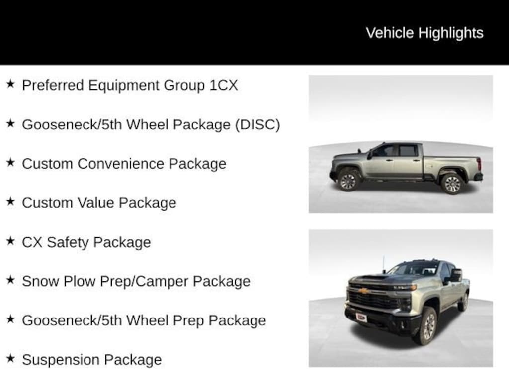 Used 2024 Chevrolet Silverado 2500 HD Custom Truck