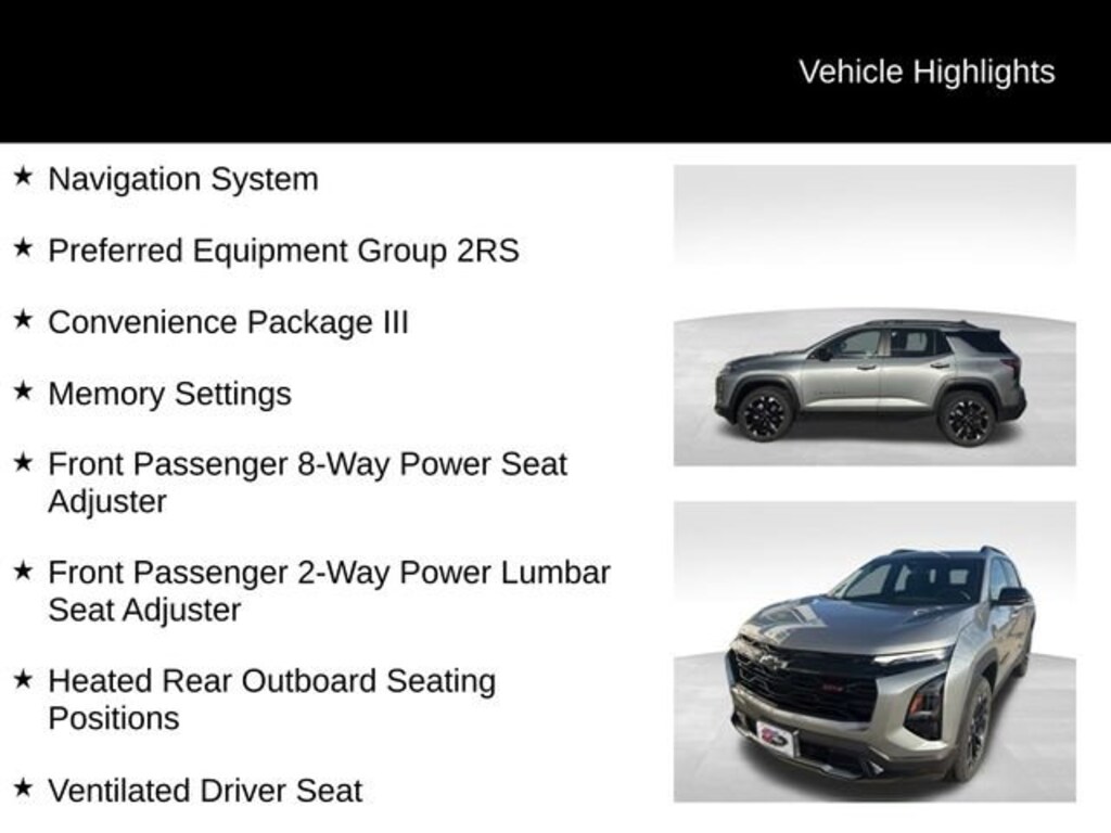 Used 2025 Chevrolet Equinox RS SUV