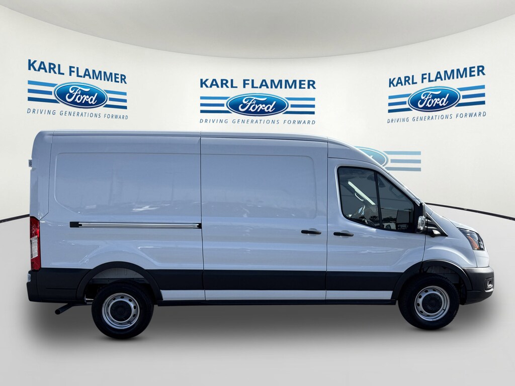 New 2025 Ford Transit Cargo Van T-250 148 Med Rf 9070 GVWR RWD Van Medium Roof Van