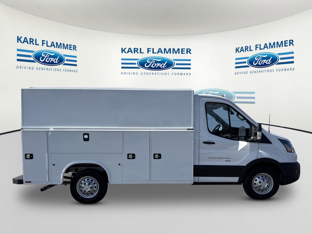 New 2025 Ford Transit Cutaway T-350 AWD SRW 138 WB 9500 GVWR Truck