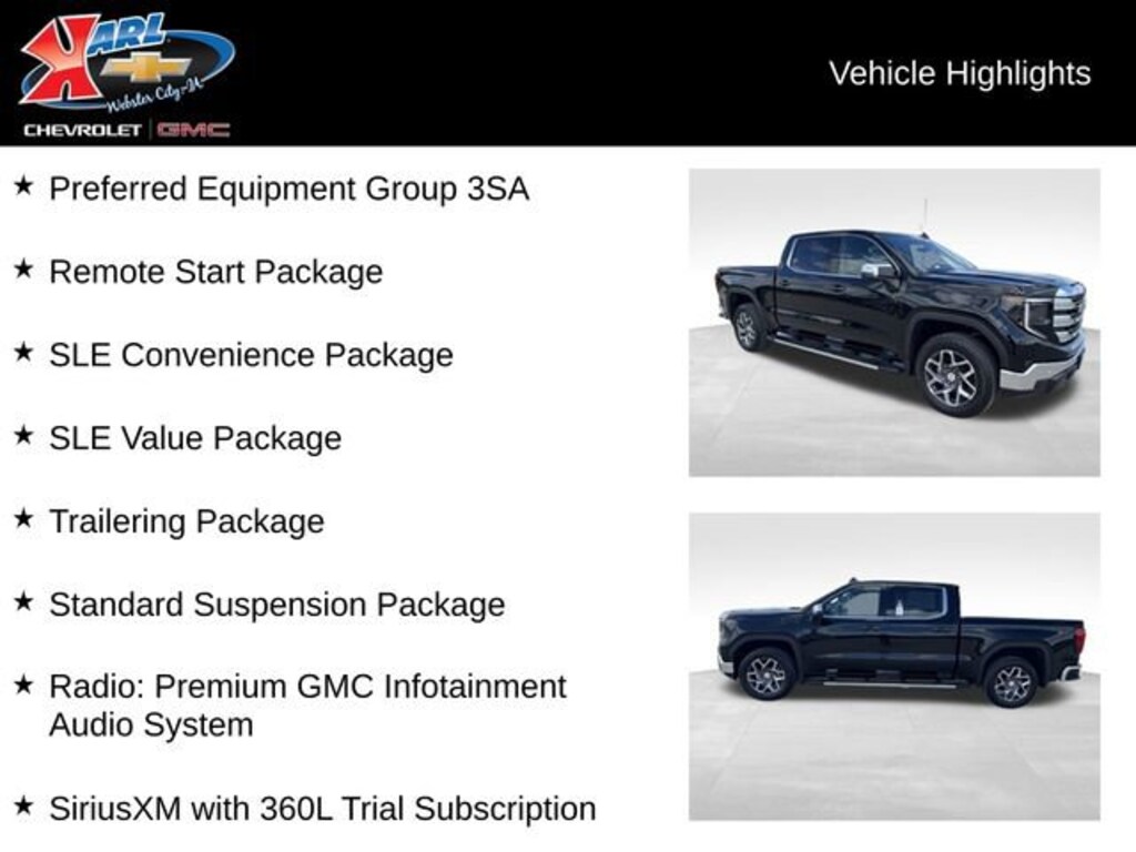 New 2026 GMC Sierra 1500 SLE Truck Crew Cab
