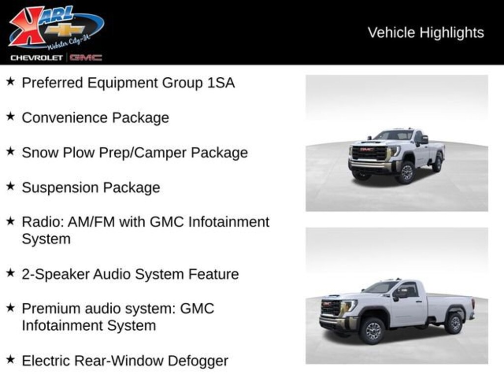 New 2026 GMC Sierra 2500 HD Pro Truck Regular Cab