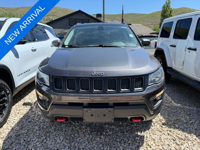 Used 2020 Jeep Compass Trailhawk with VIN 3C4NJDDB1LT124355 for sale in Park City, UT