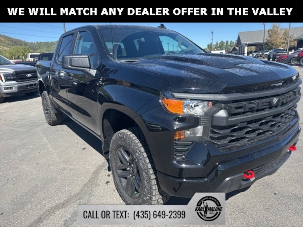 New 2026 Chevrolet Silverado 1500 Custom Trail Boss Truck