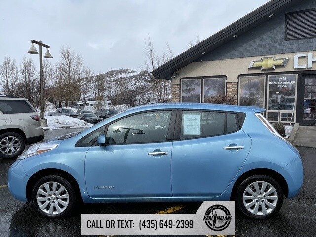 Used 2015 Nissan LEAF S with VIN 1N4AZ0CP4FC313214 for sale in Park City, UT