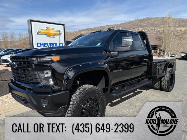 Black 2026 Chevrolet Silverado 3500HD Pickup Truck Four-Wheel Drive Automatic