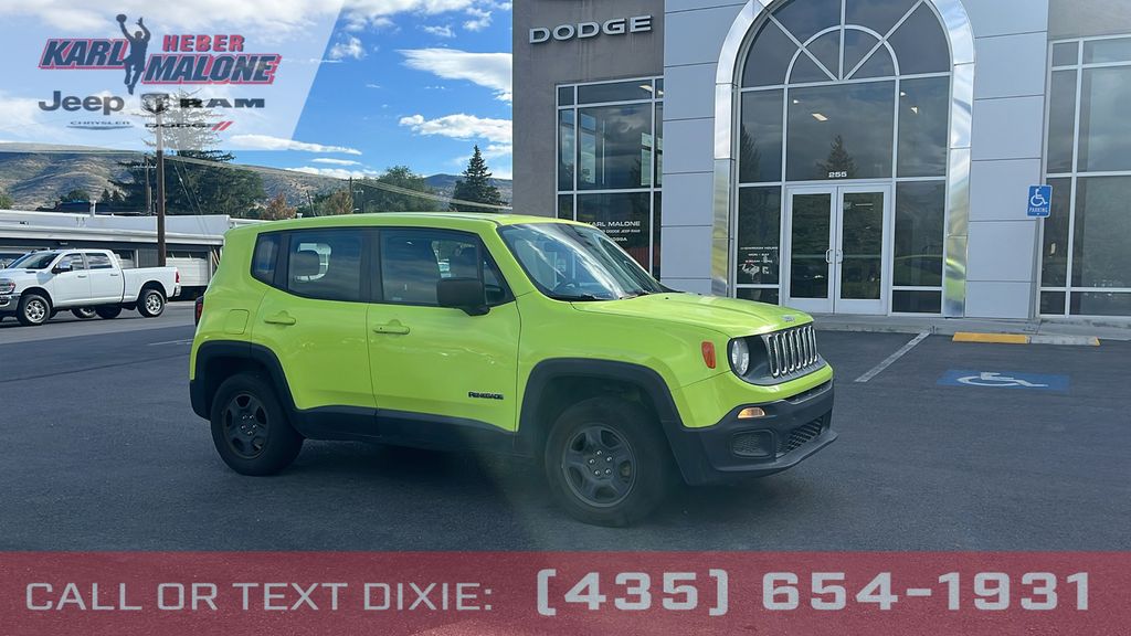 Used 2018 Jeep Renegade Sport with VIN ZACCJBAB6JPH12465 for sale in Heber City, UT