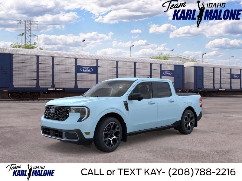 Light Blue 2026 Ford Maverick Pickup Truck All-Wheel Drive Continuously Variable Transmission