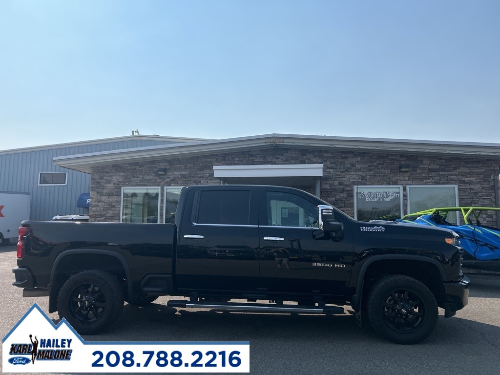 Used 2022 Chevrolet Silverado 3500HD High Country with VIN 1GC4YVEY2NF255422 for sale in Hailey, ID