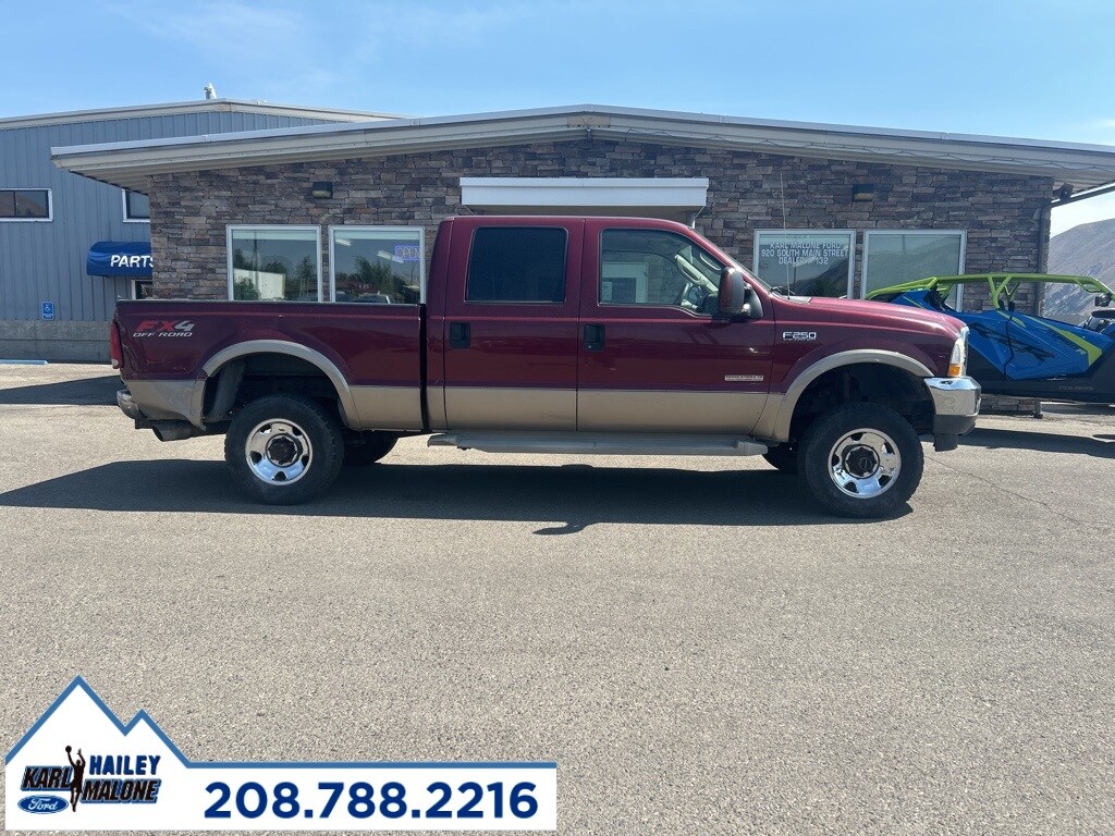 Used 2004 Ford F-250 Super Duty Lariat with VIN 1FTNW21PX4EC41066 for sale in Hailey, ID