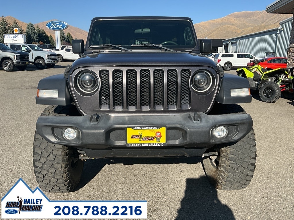 Used 2019 Jeep Wrangler Unlimited Sahara with VIN 1C4HJXEN3KW614683 for sale in Hailey, ID