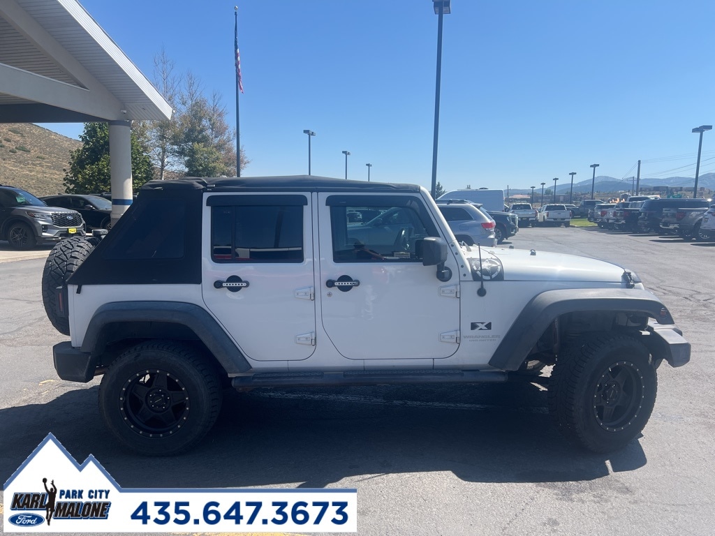 Used 2008 Jeep Wrangler Unlimited X with VIN 1J4GA39158L614653 for sale in Park City, UT