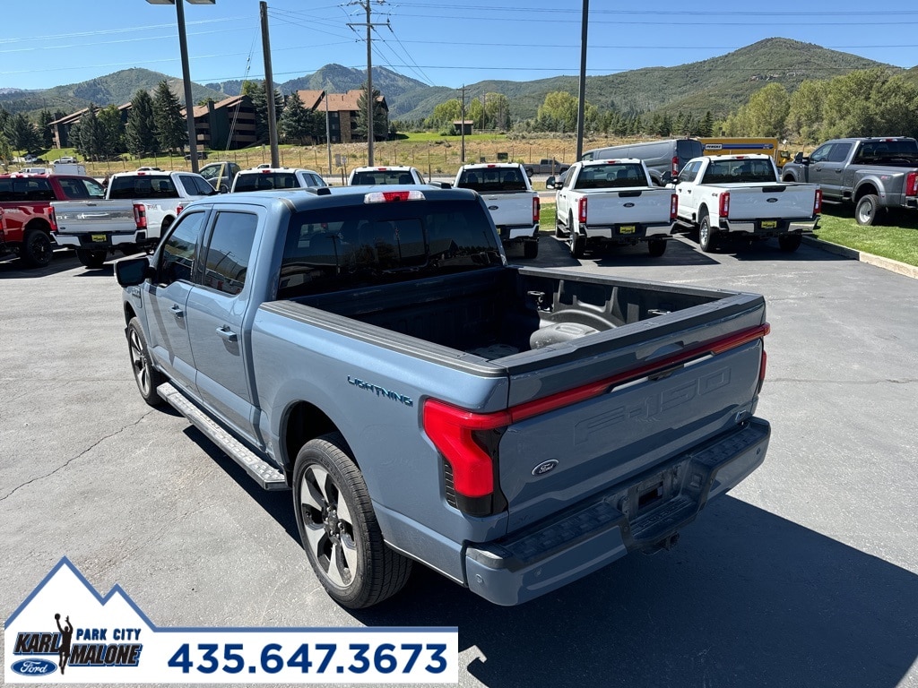 Used 2023 Ford F-150 Lightning Platinum with VIN 1FT6W1EV8PWG26938 for sale in Park City, UT