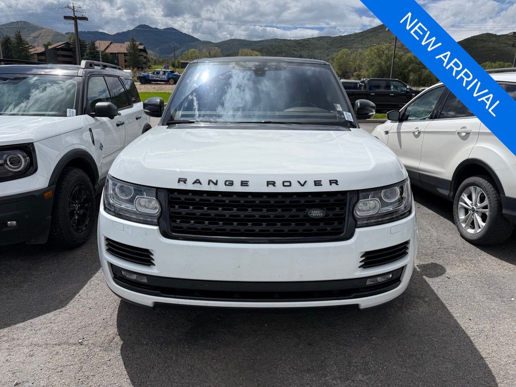 Used 2017 Land Rover Range Rover Supercharged with VIN SALGS2FE5HA359155 for sale in Park City, UT