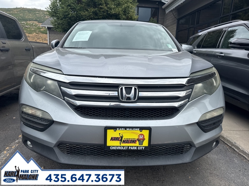 Used 2017 Honda Pilot EX-L with VIN 5FNYF6H81HB032094 for sale in Park City, UT