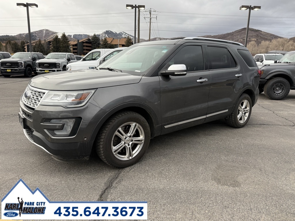 Used 2016 Ford Explorer Platinum with VIN 1FM5K8HT7GGB62718 for sale in Park City, UT