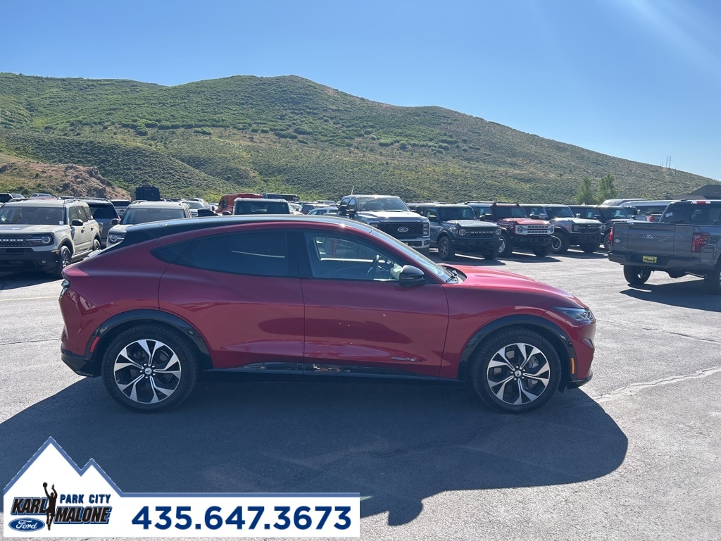 Used 2021 Ford Mustang Mach-E Premium RWD with VIN 3FMTK3R73MMA02736 for sale in Park City, UT