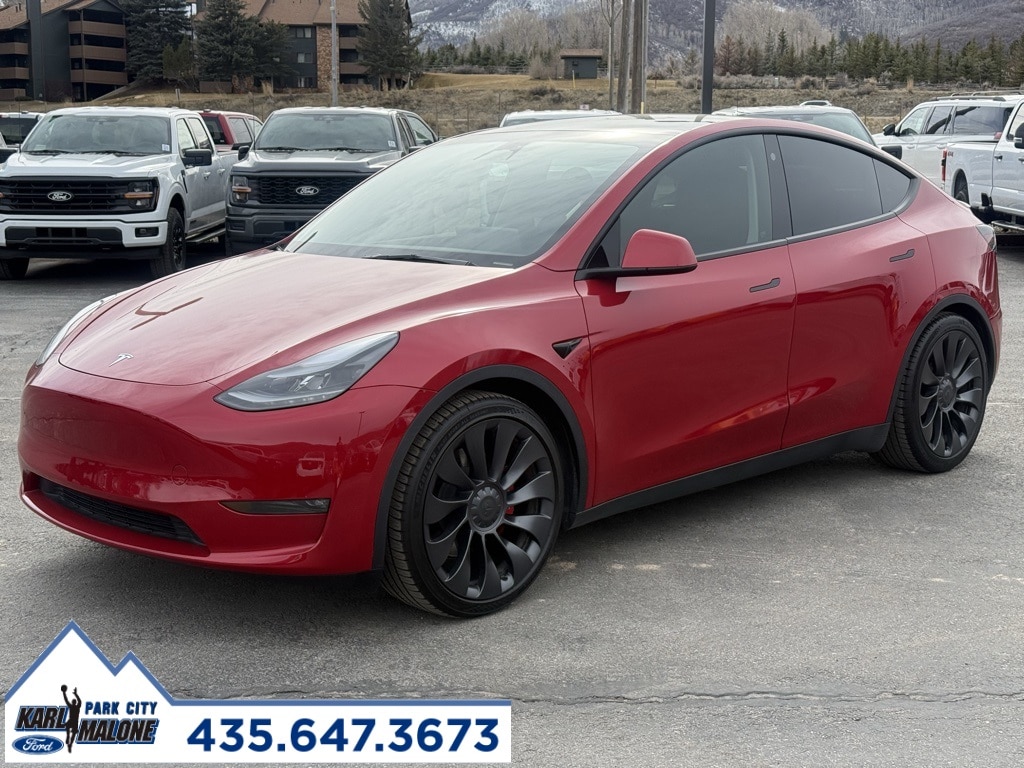 Used 2023 Tesla Model Y Performance with VIN 7SAYGDEF6PF785867 for sale in Park City, UT