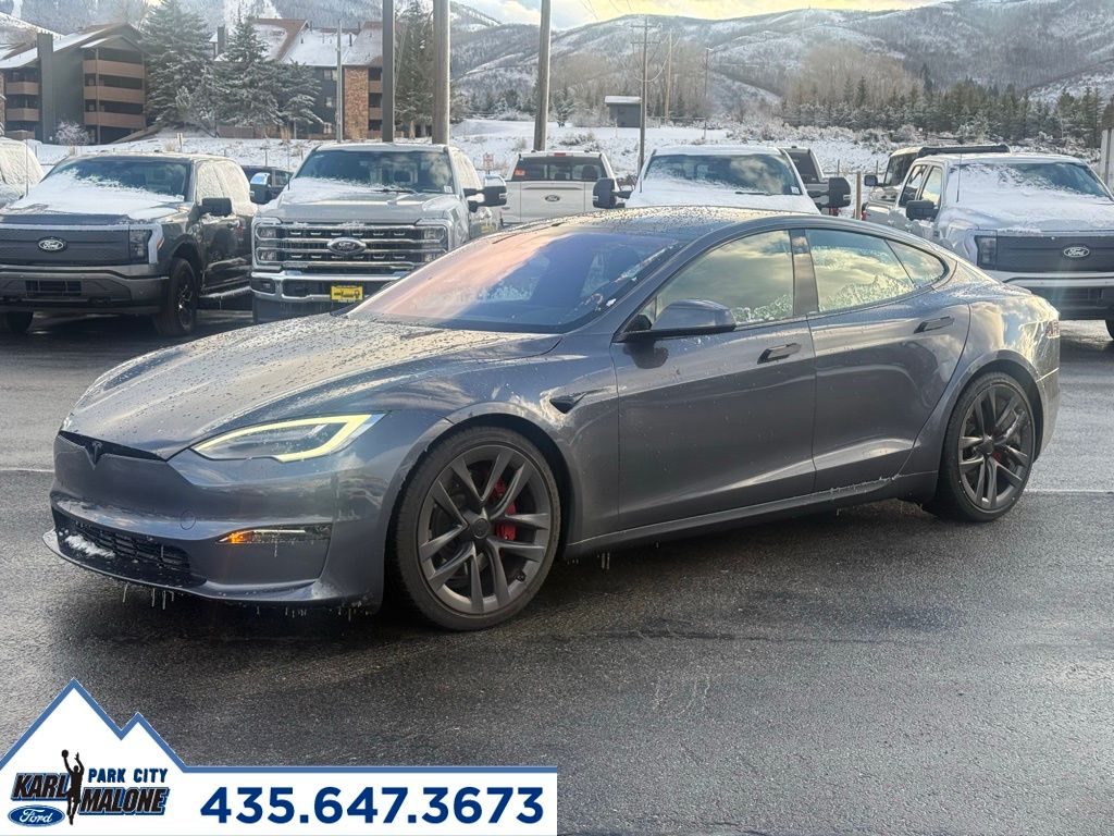 Used 2021 Tesla Model S Long Range Plus with VIN 5YJSA1E50MF452604 for sale in Park City, UT