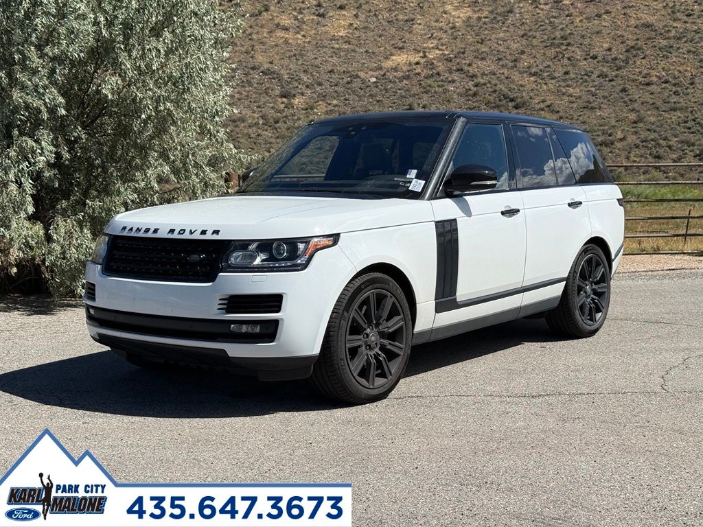 Used 2017 Land Rover Range Rover Supercharged with VIN SALGS2FE5HA359155 for sale in Park City, UT