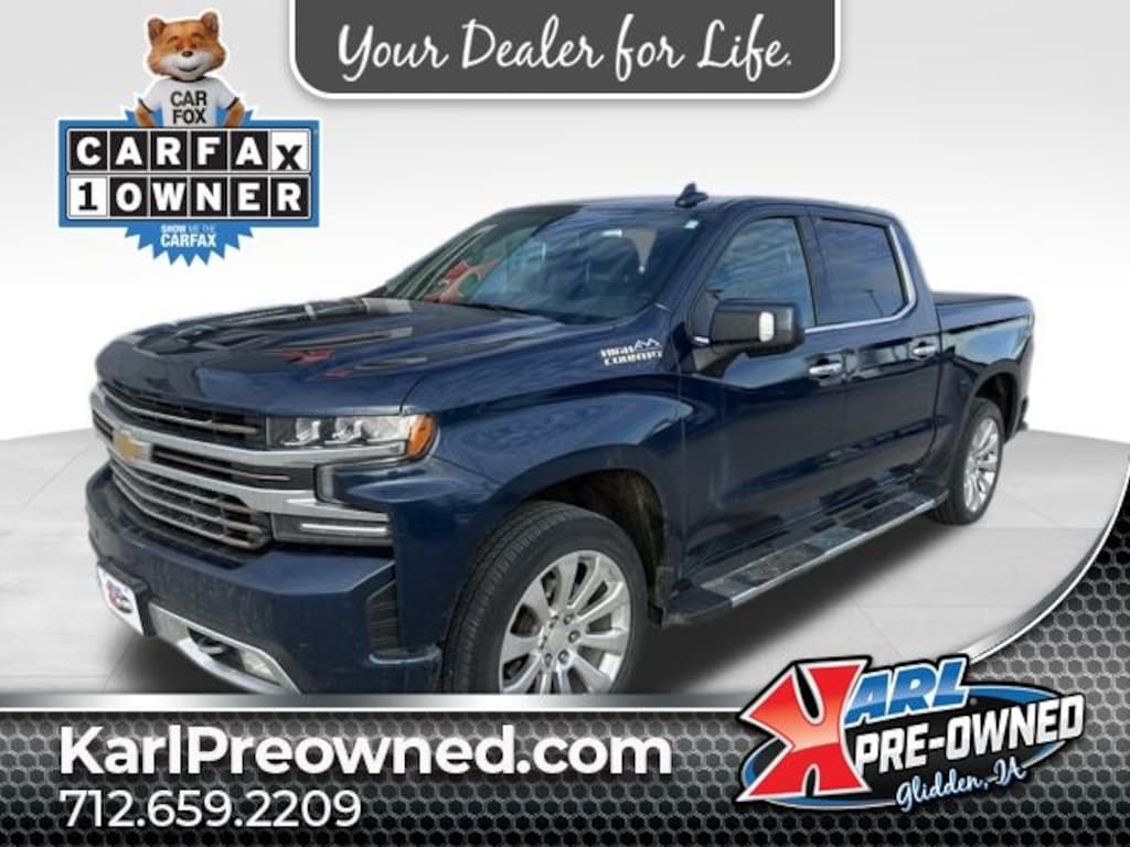 Used 2021 Chevrolet Silverado 1500 High Country Crew Cab Pickup