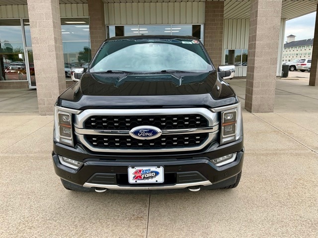 Certified 2021 Ford F-150 Platinum with VIN 1FTFW1E82MFA83317 for sale in Story City, IA