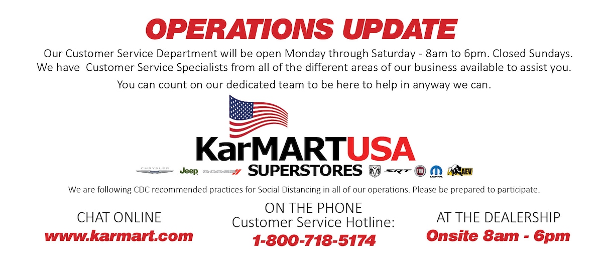 KarMART Chrysler Jeep Dodge Ram FIAT | New & Used Car Dealer