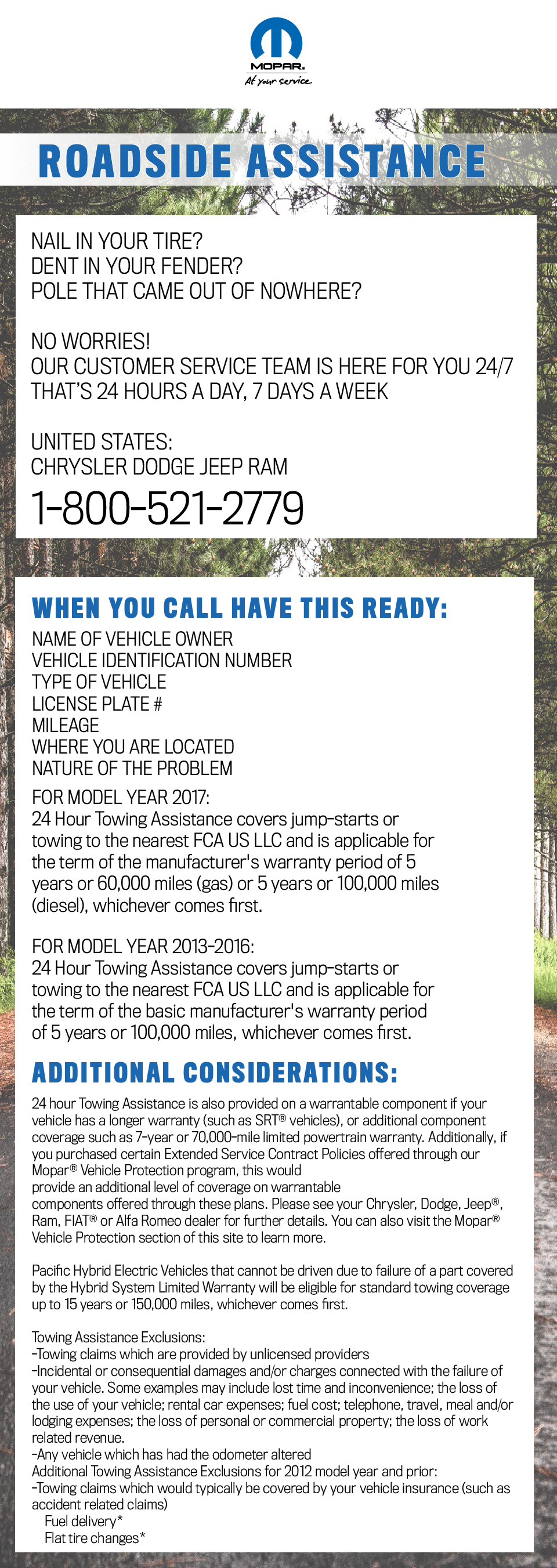 Mopar Roadside Assistance Roadside Assistance near Seattle, WA