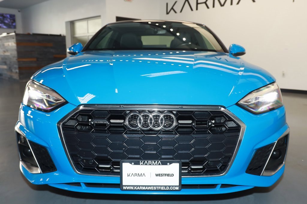 Used 2022 Audi A5 Coupe Premium with VIN WAUSAAF59NA023290 for sale in Westfield, NJ