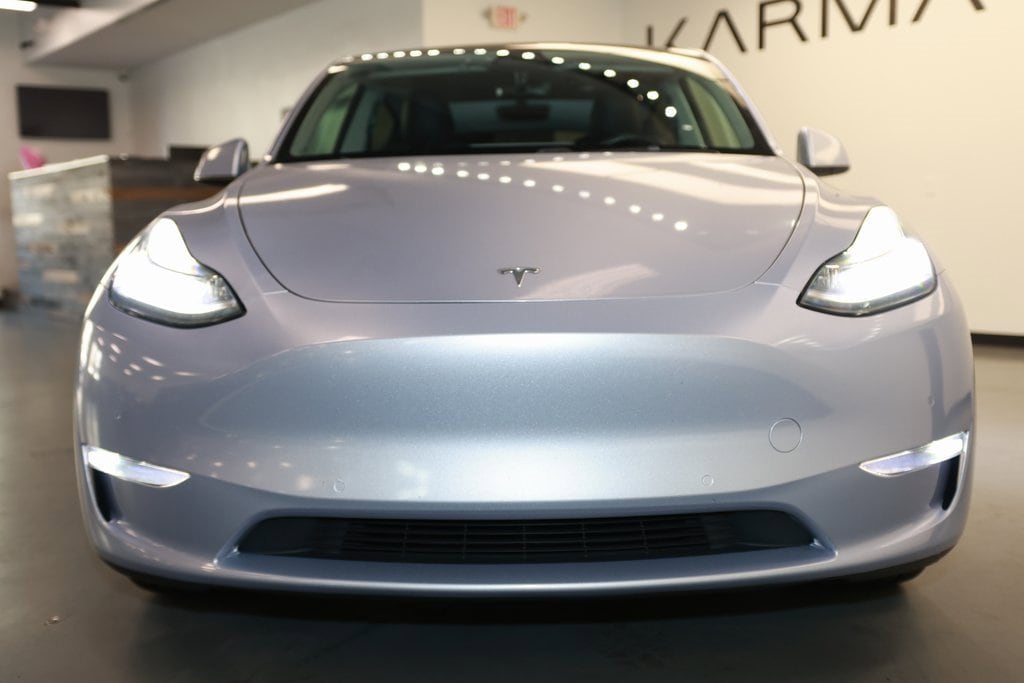 Used 2020 Tesla Model Y Long Range with VIN 5YJYGDEE6LF047551 for sale in Kansas City