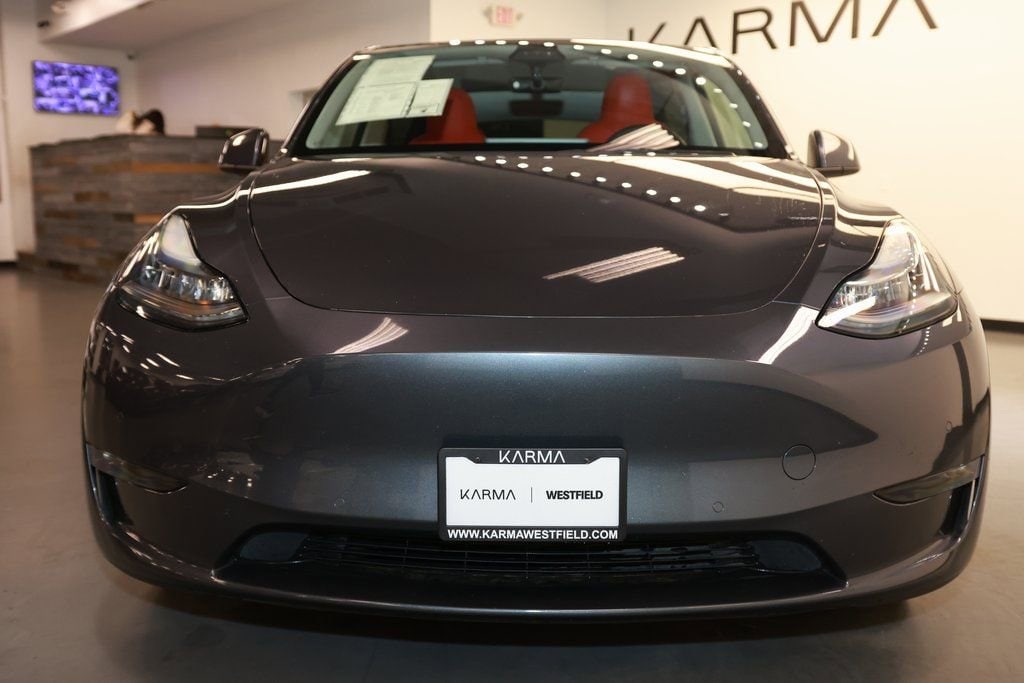 Used 2022 Tesla Model Y Long Range with VIN 7SAYGDEE1NF387146 for sale in Westfield, NJ