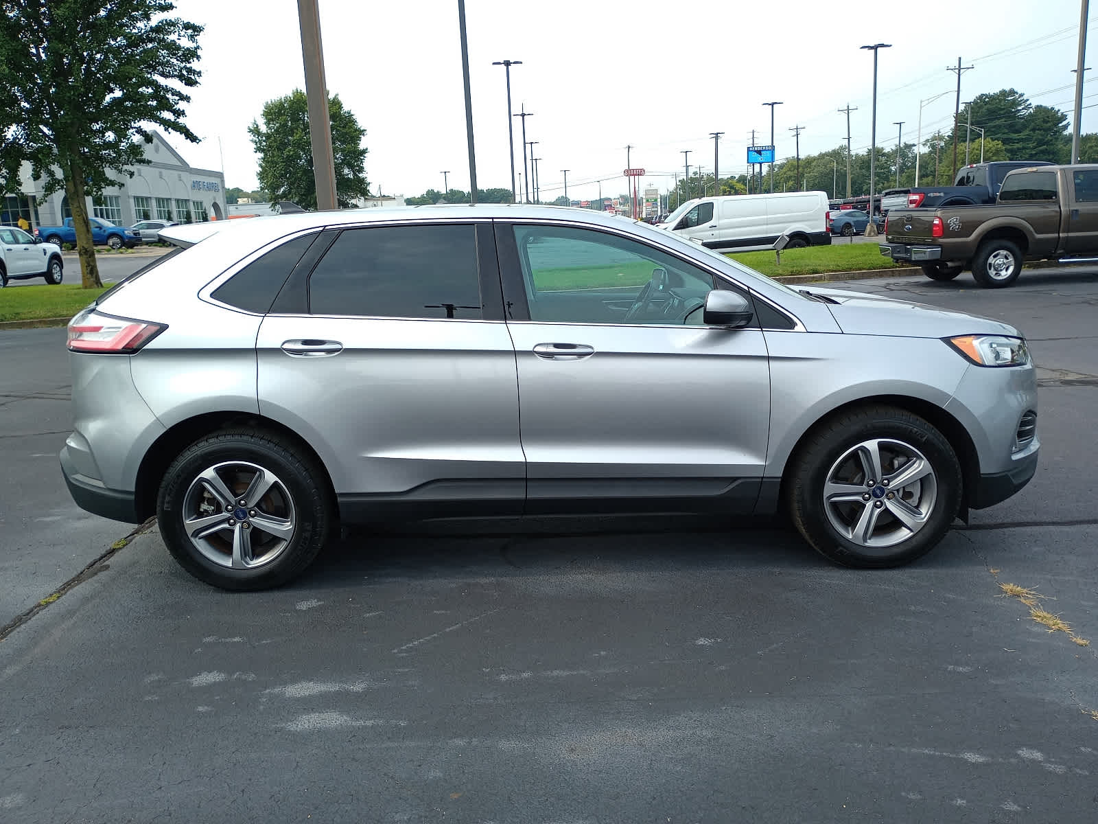 Used 2021 Ford Edge SEL with VIN 2FMPK4J92MBA31909 for sale in Henderson, KY